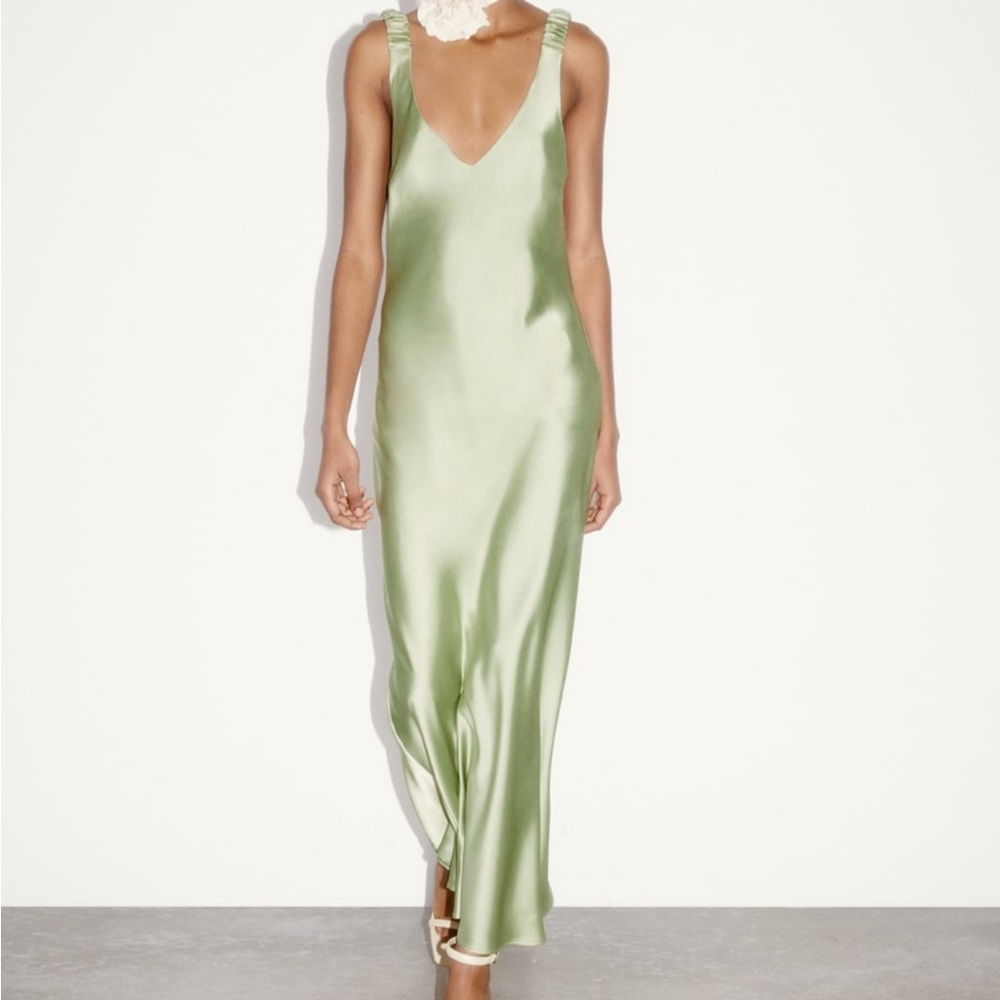 Zara lingerie style dress